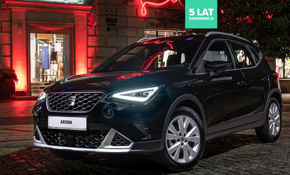 Przedsprzedaż rocznika 2022 Nowy SEAT Arona z rabatem 5000 złotych. Nie opłaca się czekać!