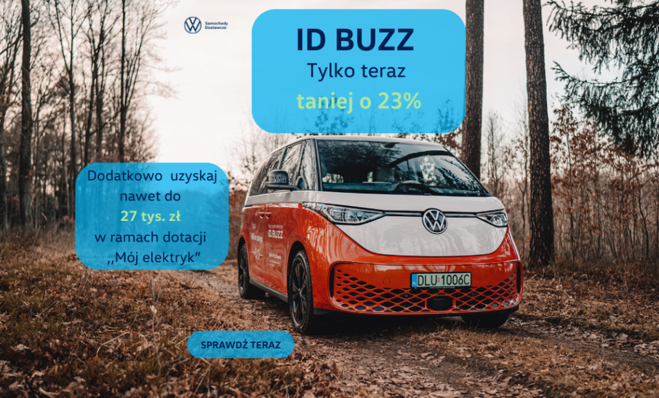 ID Buzz teraz z rabatem 23%🍂