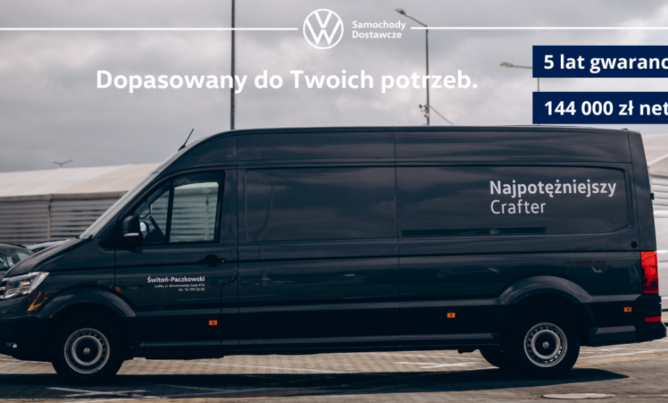 Crafter Furgon z pakietem korzyści 